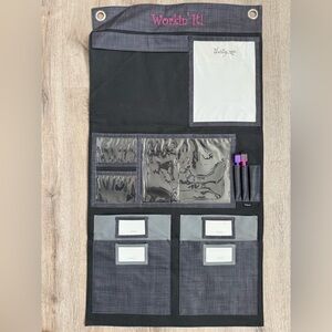 Thirty-One Wall Organizer - Black and Gray